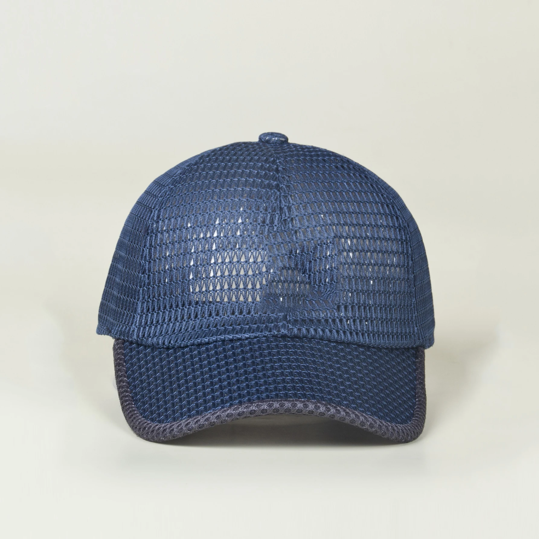 Summer light breathable hollow square mesh baseball cap outdoor all-match adjustable cap