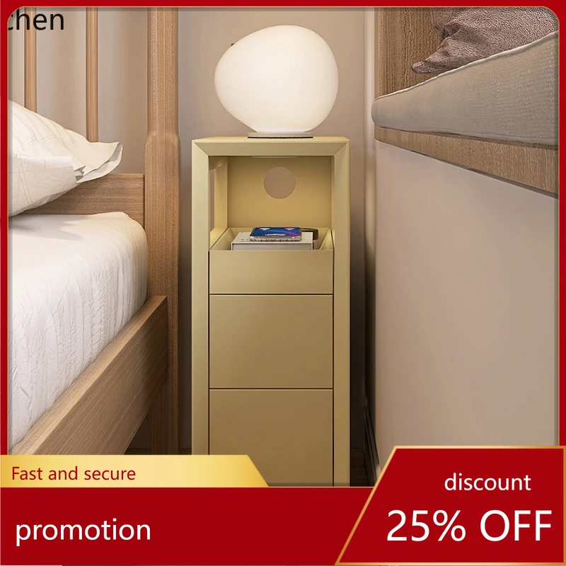

CZ bedside table mini small apartment minimalist narrow side crevice bedside table