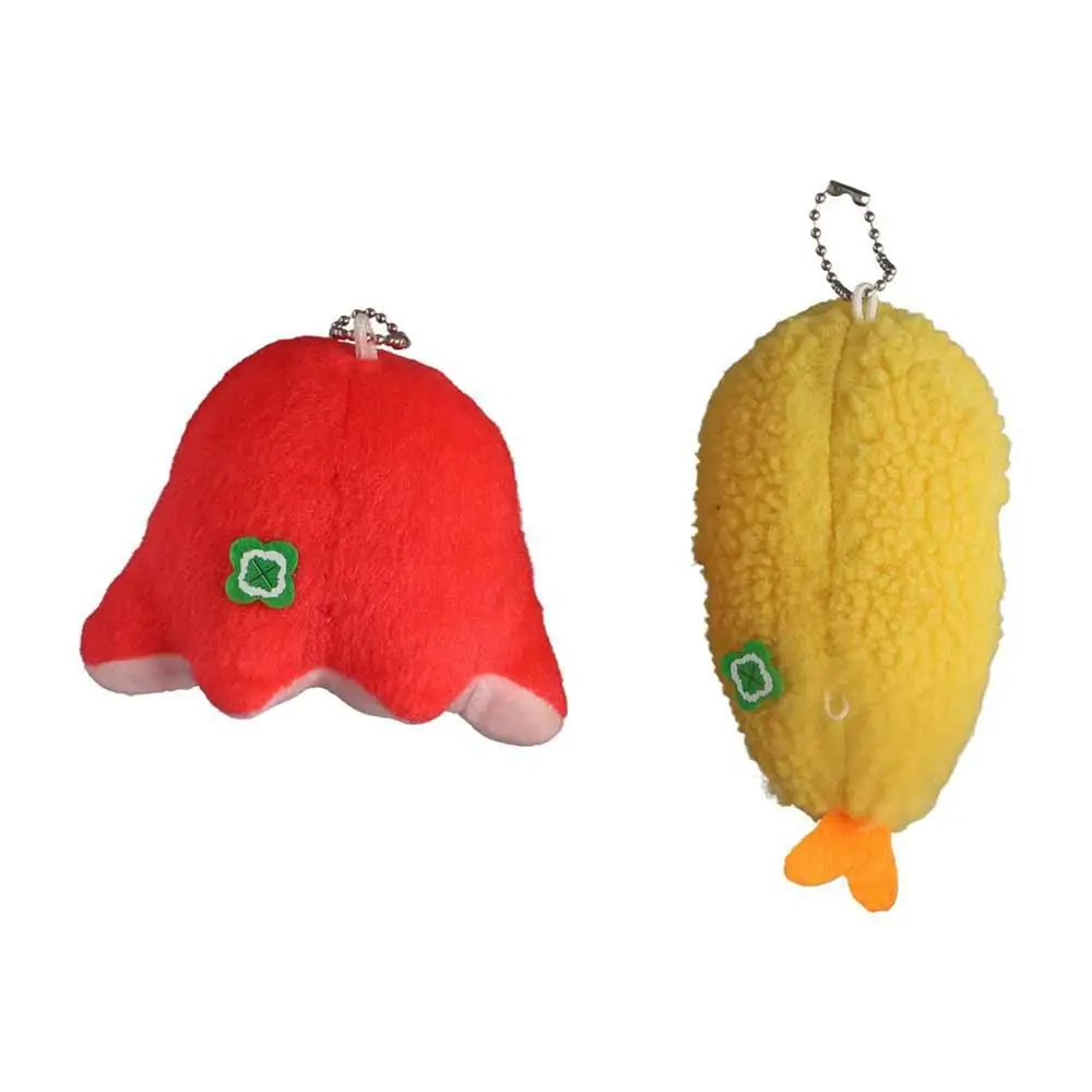 Series Toast Boiled Egg Key Ring Bag Ornament Penguin Plush keyring Bag Pendant Penguin Plush Keychain Breakfast Series Keyring