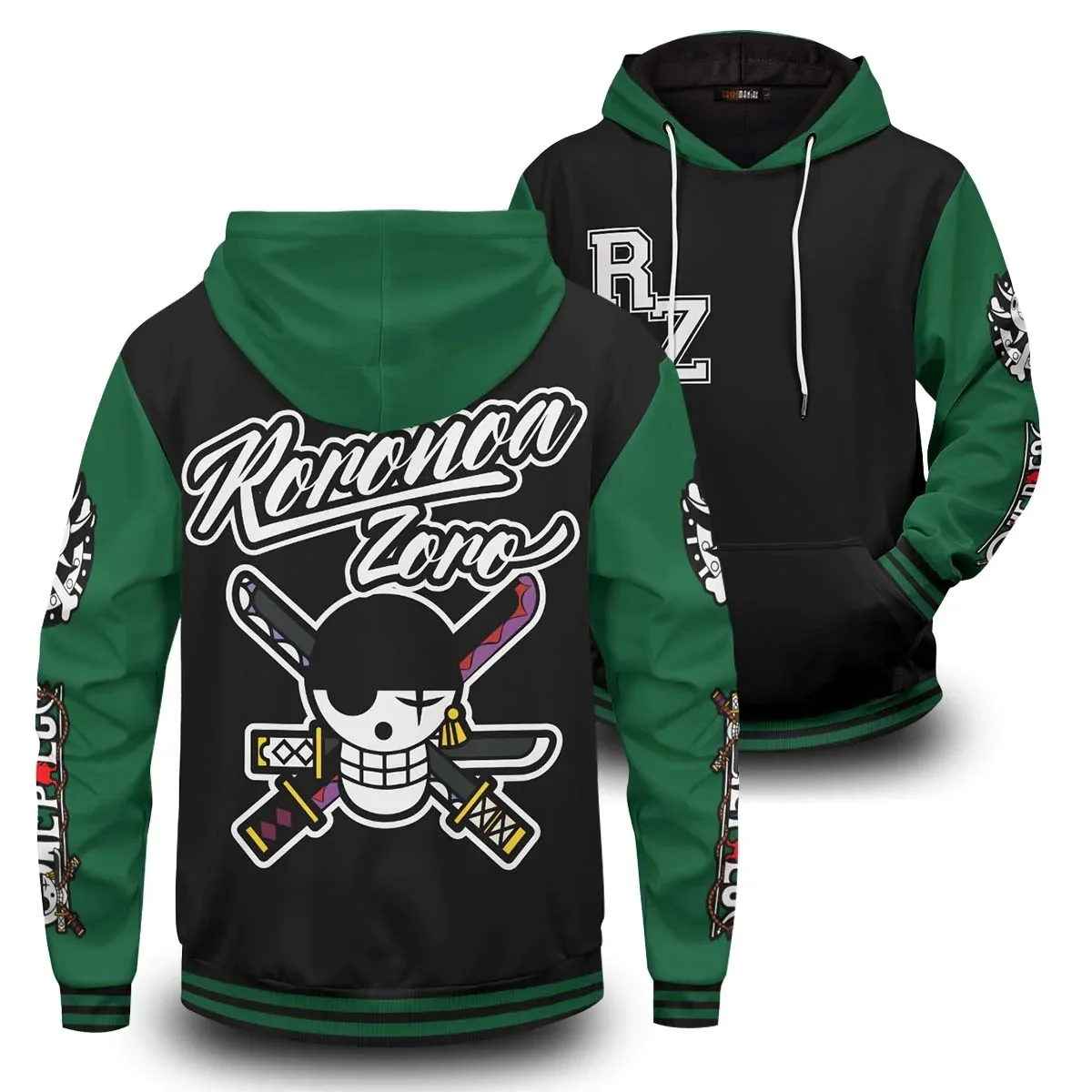 2026 Neuer One Piece 3D-Druck Anime-Hoodie für Herren Pullover-Sweatshirt Geeignet für Cosplay Lässige Streetwear Harajuku Y2K-Stile – Detail 4