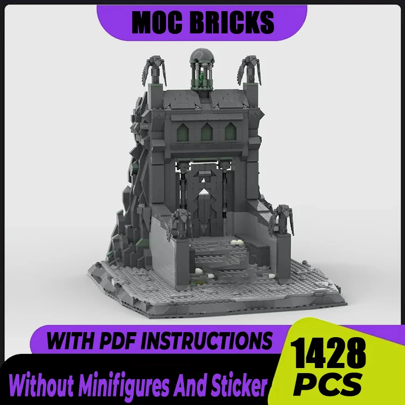 Ring Movie Model Moc Building Blocks Brick The Path of the Dead Model Technology Brick DIY Assembly Construction Holiday Toys