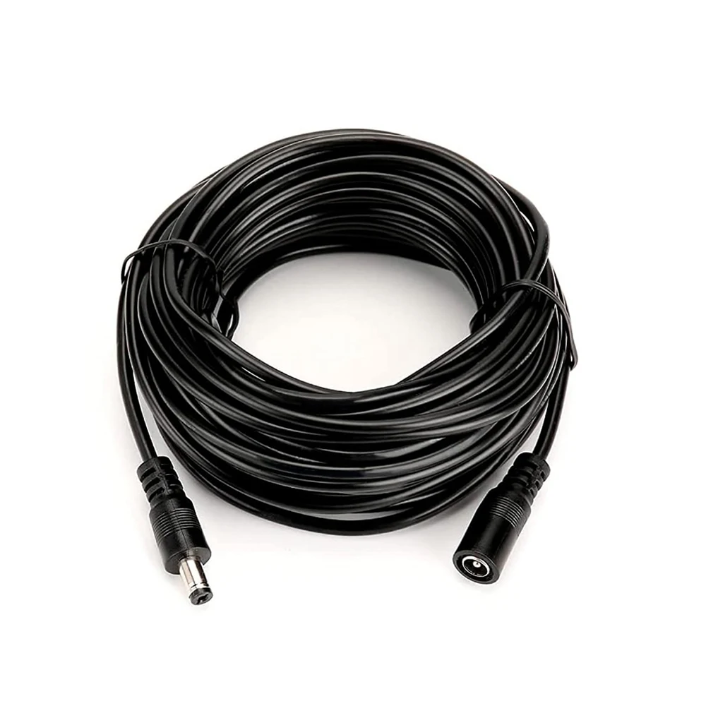 Plugue macho fêmea 5.5mm x 2.1mm, equipamento de monitoramento, cabo de extensão de energia, adaptador dc, cabo de alimentação 12v para equipamentos de monitoramento