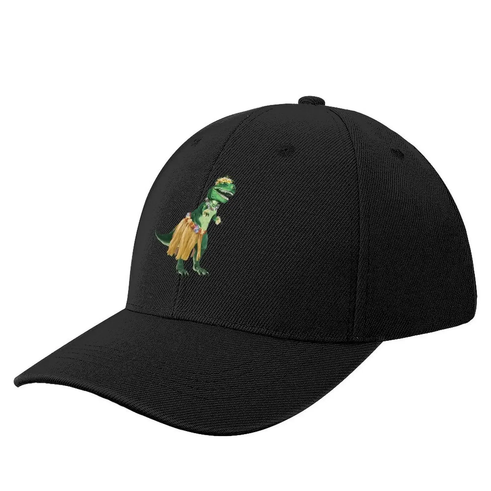 T-rex The Hawaiian Hula Dancer Baseball Cap Custom Cap birthday Trucker Hats For Men Women's