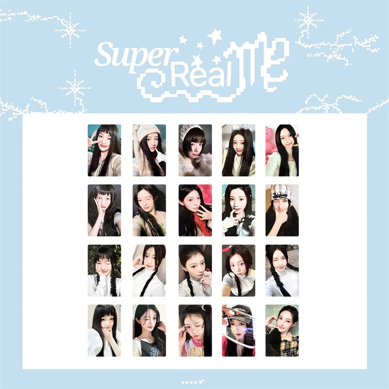 KPOP 5pcs/set ILLIT new album SUPER REAL ME photo card lomo card postcard gift collector card YUNAH WONHEE MOKA