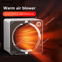 Electric Heater 500W Low-power Fan Heater PTC Ceramic Heating Home Small Sun Heater Intelligent Warm Hot Air Blower For Winter