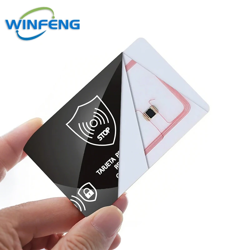 10Pcs RFID Blocking Cards NFC Debit Credit Card Passport Protector Anti-theft Wallet Purse Shield Protect Blocker