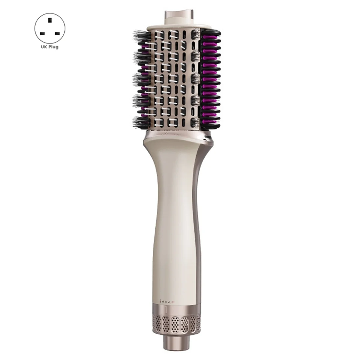 

A002 Professional Multifunctional Hair Straightening Blow Dryer Brush Curling Iron Hair Comb Suitable for All Hair Types (UK)