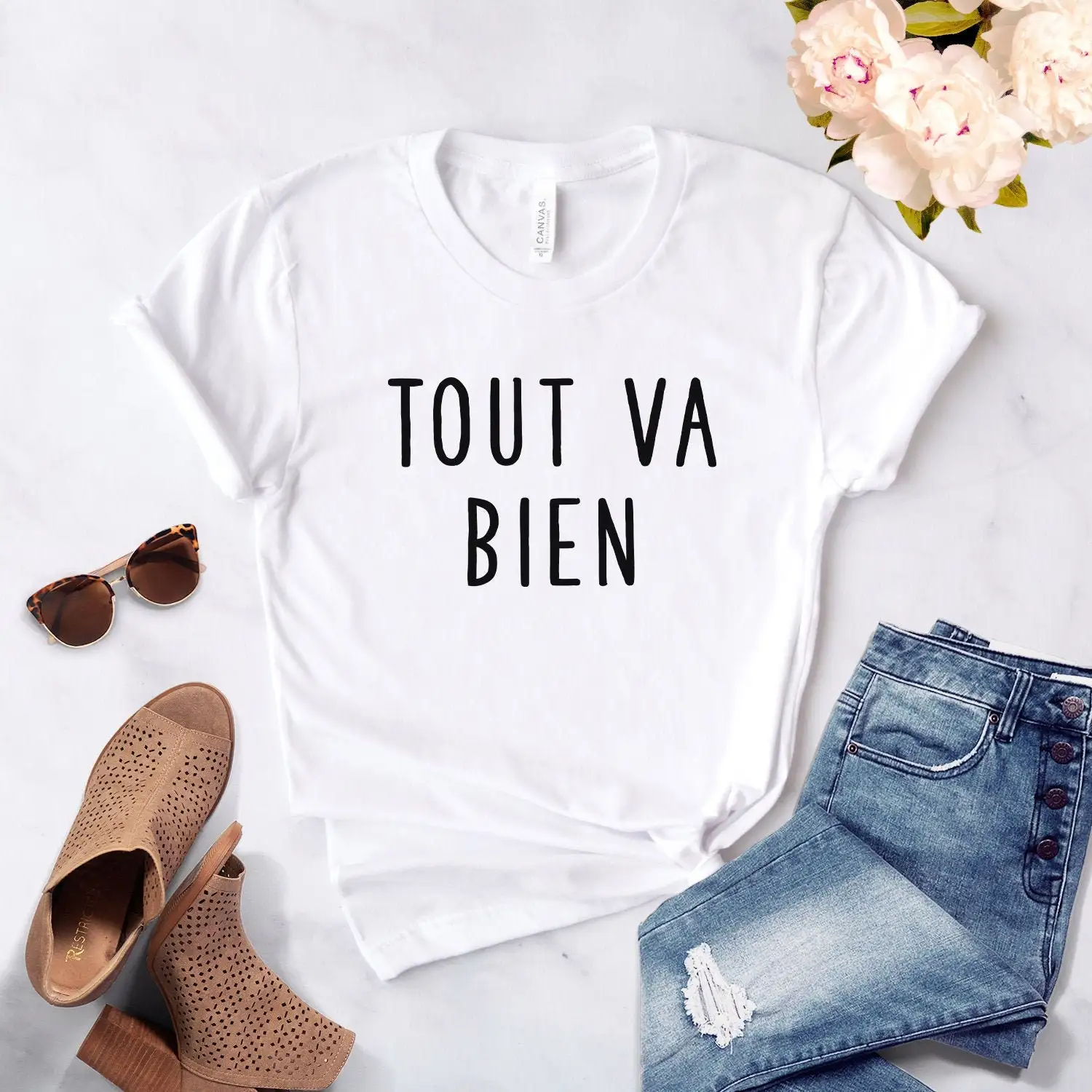 French T Shirt Tout… - image