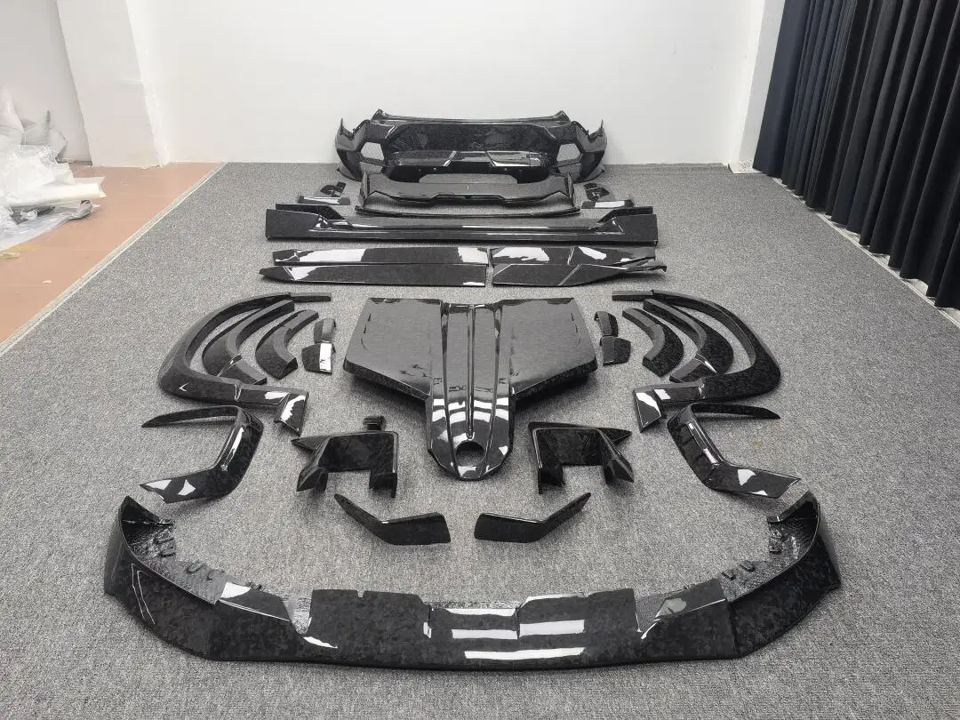 MSY Style High Quality Carbon Fiber Body Kit for  XM Front Lip Side Skirt Spoiler Hood Rear Diffuser Wide Body Kit