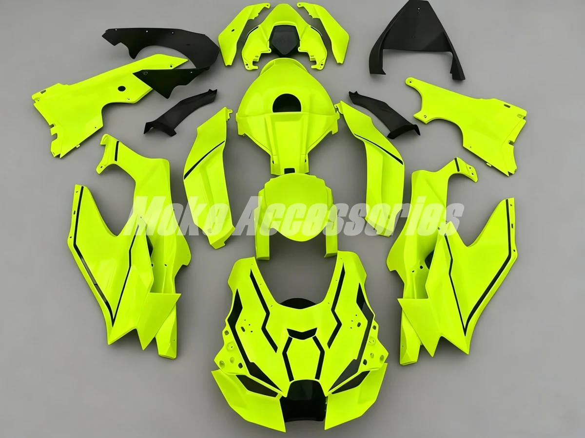 

Fairings Kit Fit For ZX-10R 2021 2022 2023 2024 2025 Ninja Bodywork Set High quality ABS injection Black Neon Fluorescence