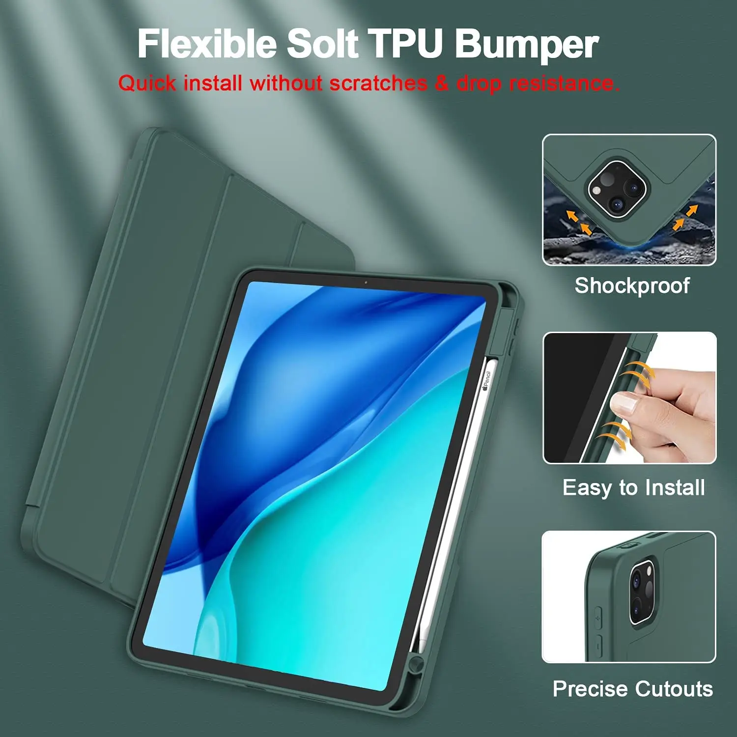 Derwere Ultra Sottile Custodia per Xiaoi Redi Pad Pro 12.1 Pollici 2024 per Redi Pad Pro