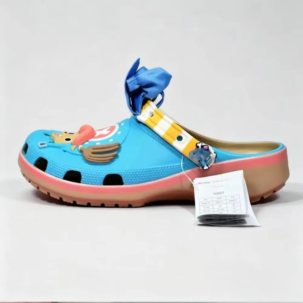 Child Comfort Sandals Anime Cartoon Hole Shoes with Charms Non Slip Beach Garden Slippers Slip On Shoes for Men Women Fans Gift - view 5