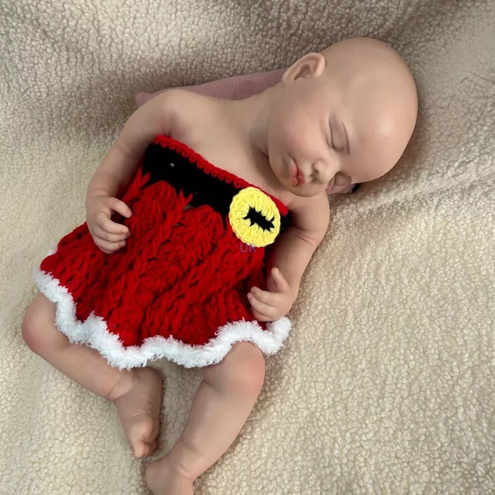 ตุ๊กตาทารกเกิดใหม่ทำจากซิลิโคนเนื้อนิ่ม20 "ของสะสมเหมือนจริงเด็กผู้หญิง loulou ของขวัญสำหรับปีใหม่วันฮาโลวีนวันคริสต์มาสวันขอบคุณพระเจ้า