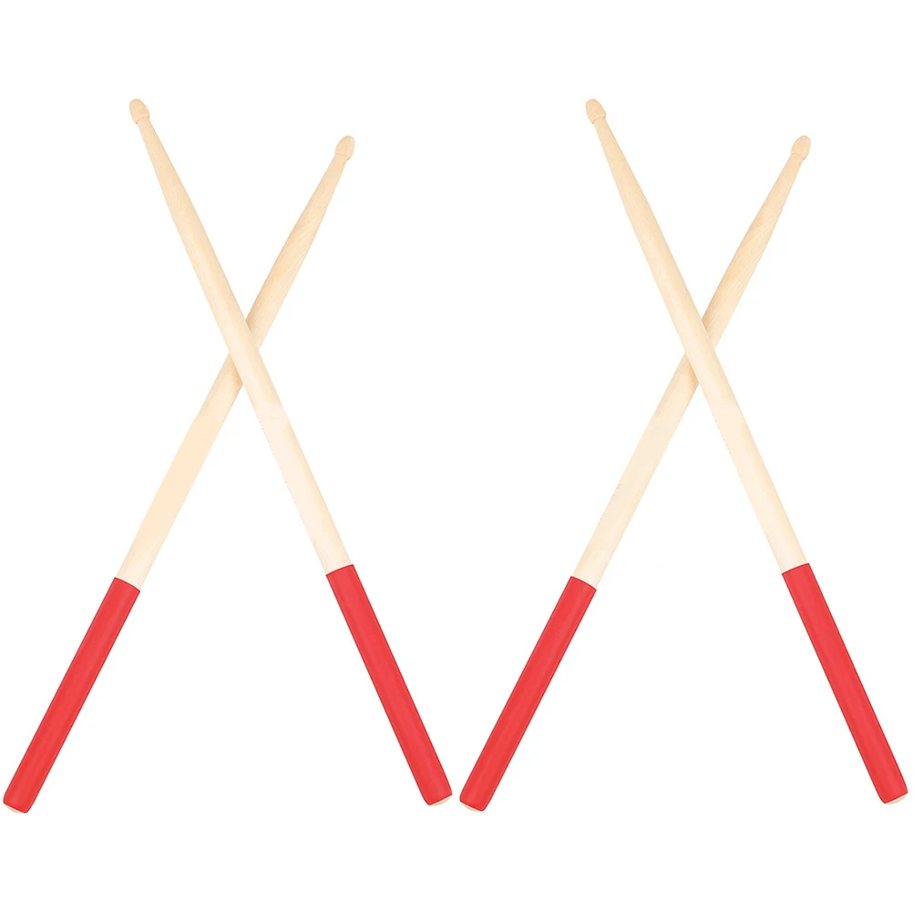 

2Pairs Maple Drumsticks Lightweight Percussion Sticks Practice Accessories for All Ages Drum Sticks Drumsticks for Adults
