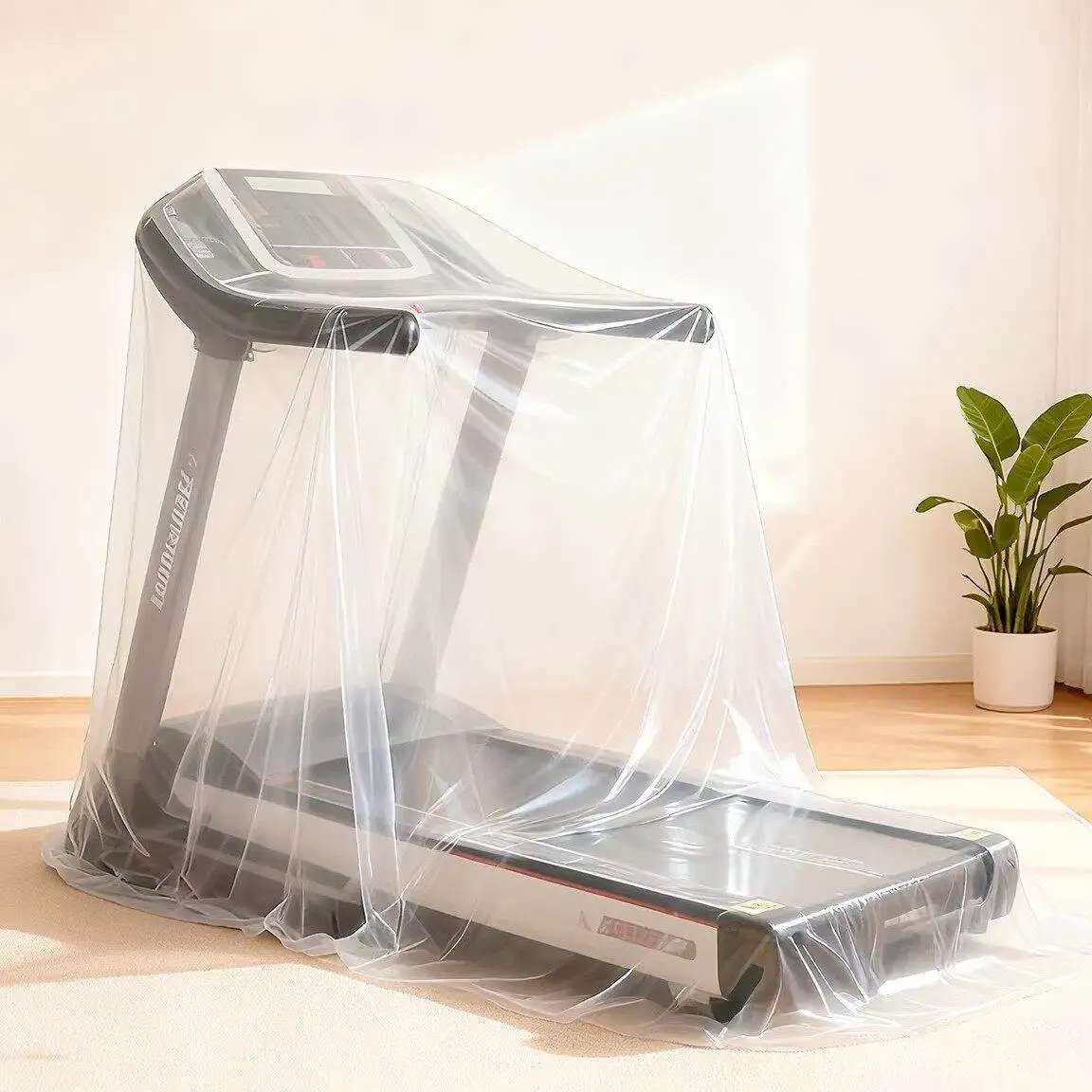 Large Size Dustproof Cover for Treadmill Vehicle Wheelchair Rainproof Protective Towel Gray Blocking Cover Mantle