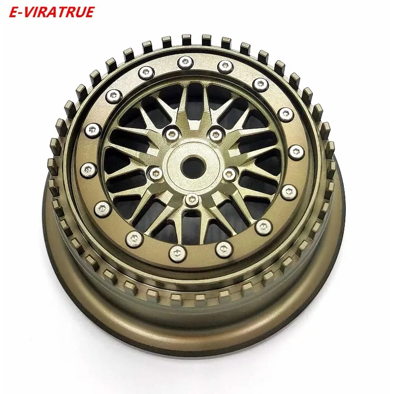 E-VIRATRUE 2.2/3.0''Alu Wheel For Losi RZR Rey/Baja Rey/Hammer Rey U4/Losi Lasernut/Axial SCX10 1/10 1pcs