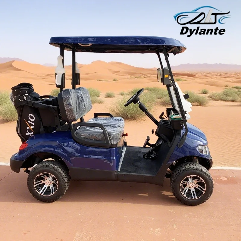 

Новый двигатель 4000 Вт/5000 Вт, 60 В, 72 В, с питанием от литиевой батареи, 4 колеса, 2-местный электрический внедорожный пляжный тележка для гольфа, быстрая доставка