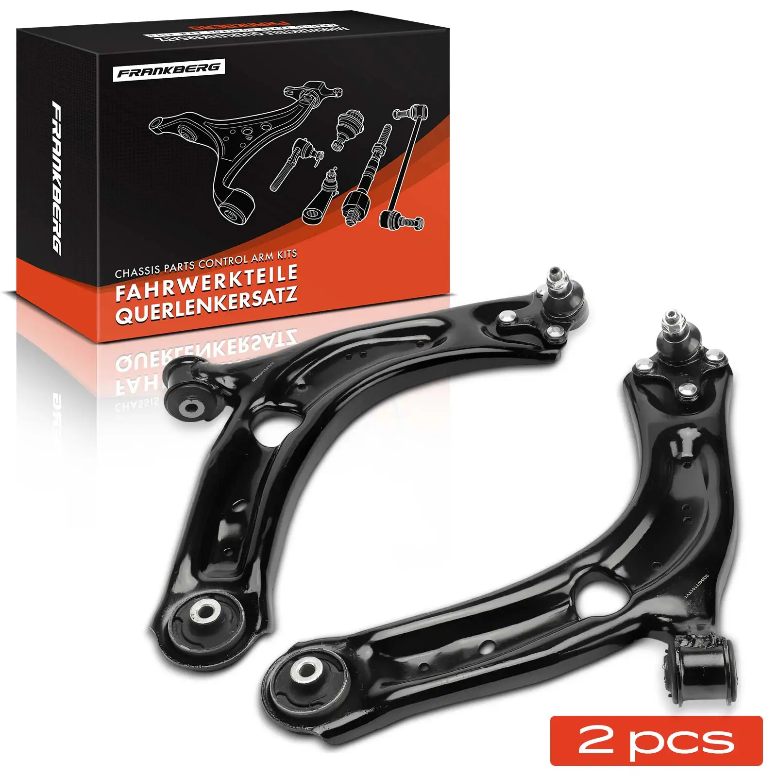 Frankberg 2x Stuurarm Vooras Links Rechts voor VW Tiguan Passat Touran Audi Q3 Skoda 3Q0407151E 3Q0407151AA 3Q0407151T