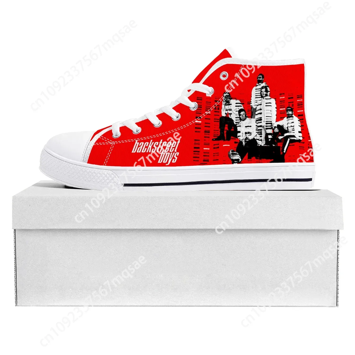 

Backstreet Boys Pop Band Bsb Fashion High Top High Quality Sneakers Mens Womens Teenager Canvas Sneaker Couple Shoe Custom Shoe