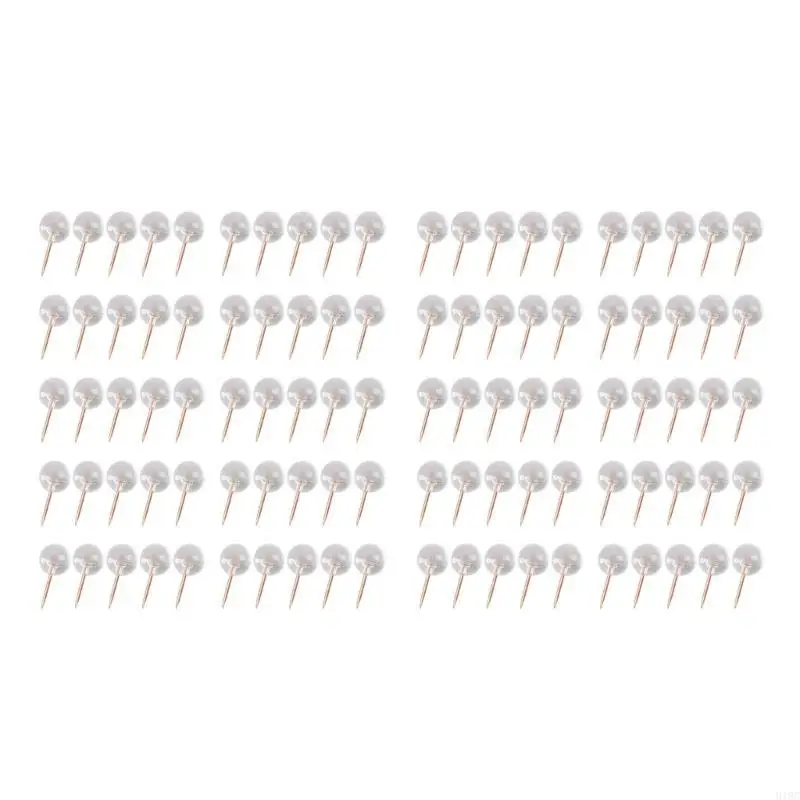 50/100pcs i-shape push pins pins ball-shape pushpin map pin สำหรับกระดานข่าวผนัง DIY photo pin เย็บผ้าสำหรับผ้าควิลท์ผ้า