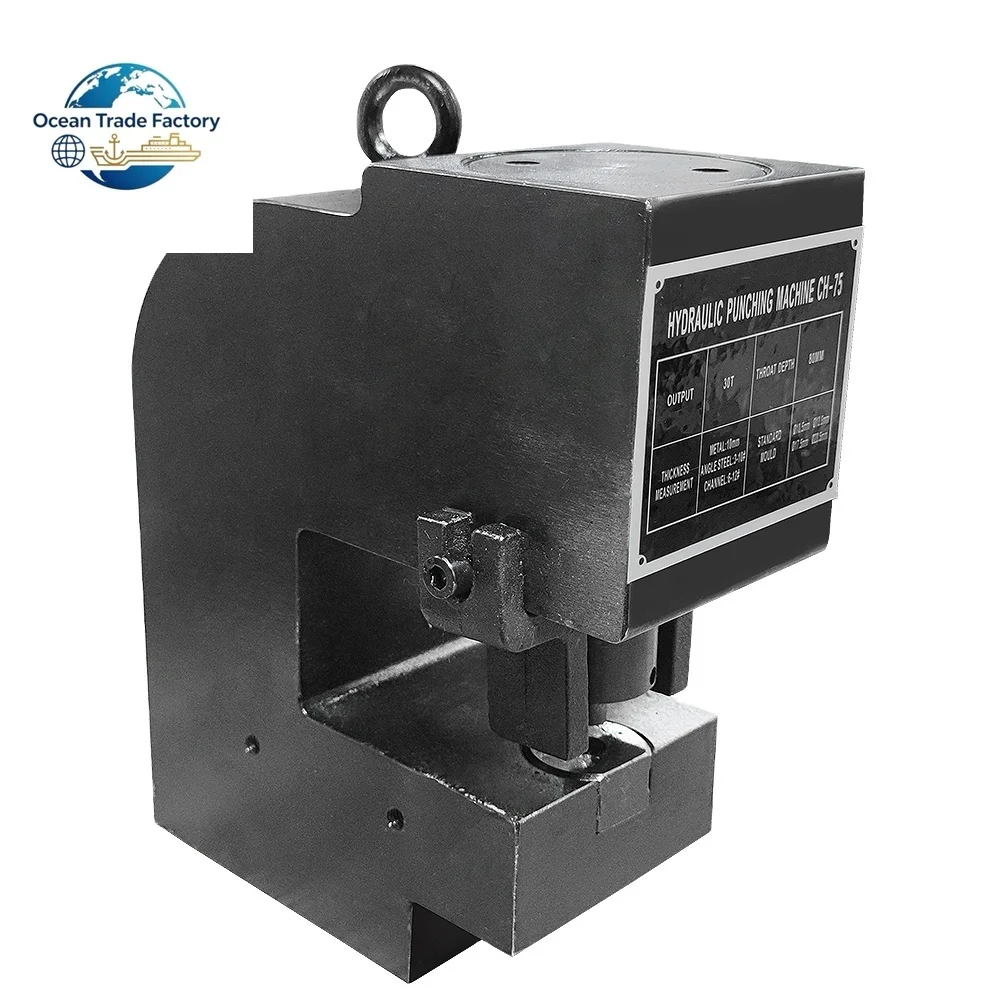 Hydraulic Steel Metal Plate Punching Machine for Hole Digger Copper Bus Punching Tool