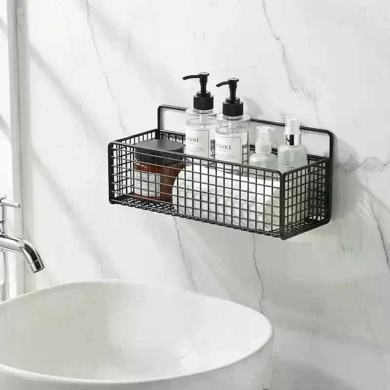 Optimize Dormitory Space with a Non Perforated Wall Mounted Shelf Basket