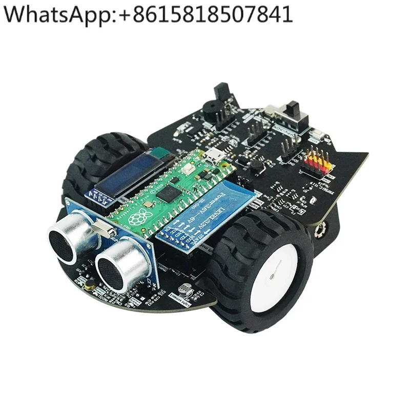 

Smart Raspberry Pi pico car kit microPython educational robot sensor bluetooth app