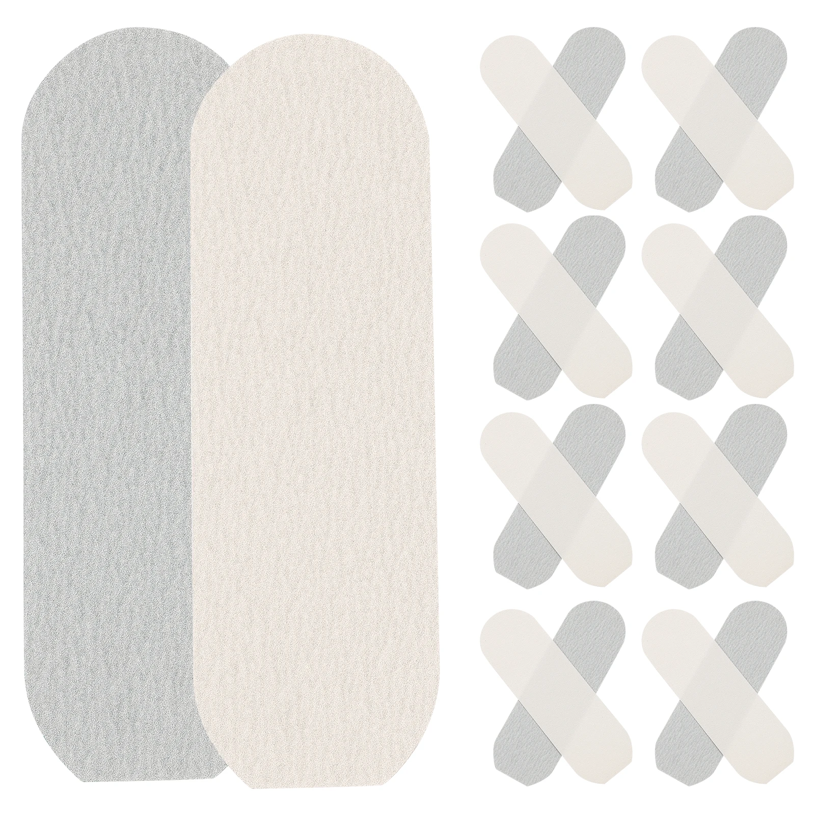 

20pcs Foot File Sandpaper Replacement Pads Pedicure Scrubber Refills for Dead Skin Removal Dry Cracked Feet Care Tool