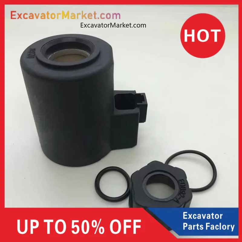 

For Excavator For Volvo EC60 140 210 240 290 360 B Solenoid Valve Coil Walking Rotary Safety Lock Excavator Parts