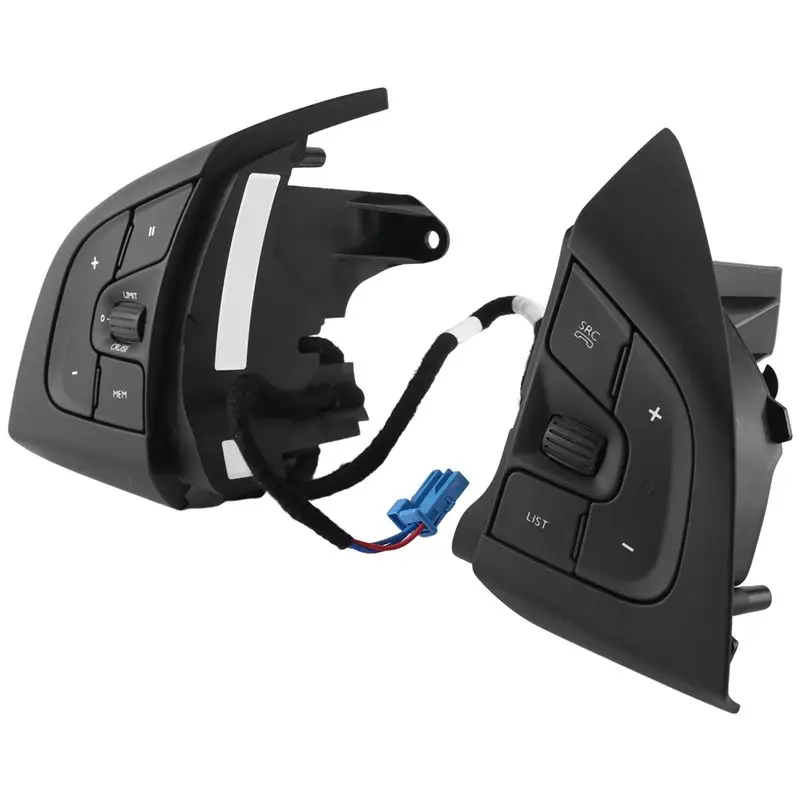 Stablize 98004092ZD Car Steering Wheel Cruise Audio Volume Control Switch Buttons For Citroen Cactus DS5 DS6