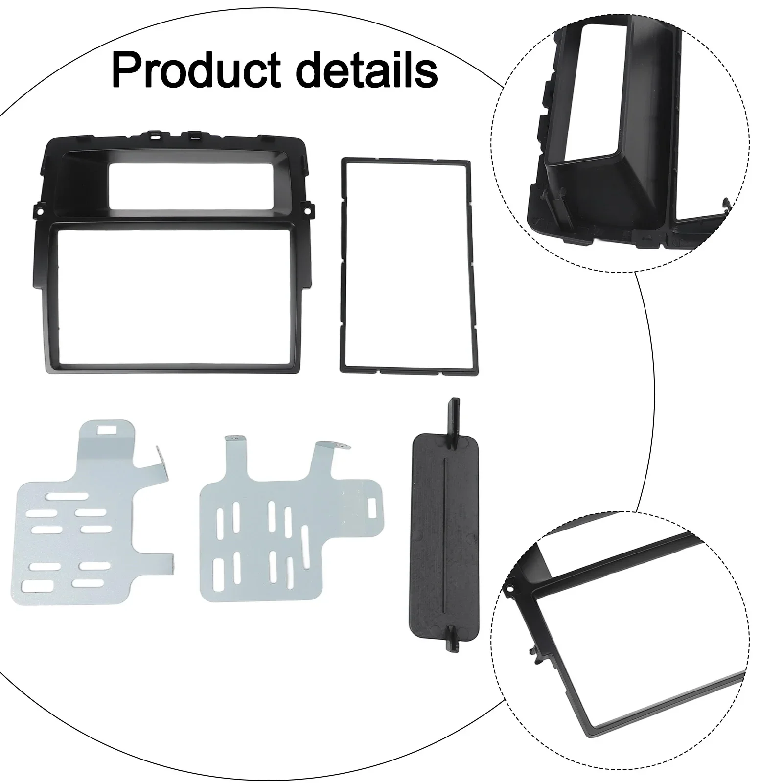 Dashboard Integration 2Din Fascia Perfect Fit For Vehicles Reliable Performance Seamless Integration Design For Primastar