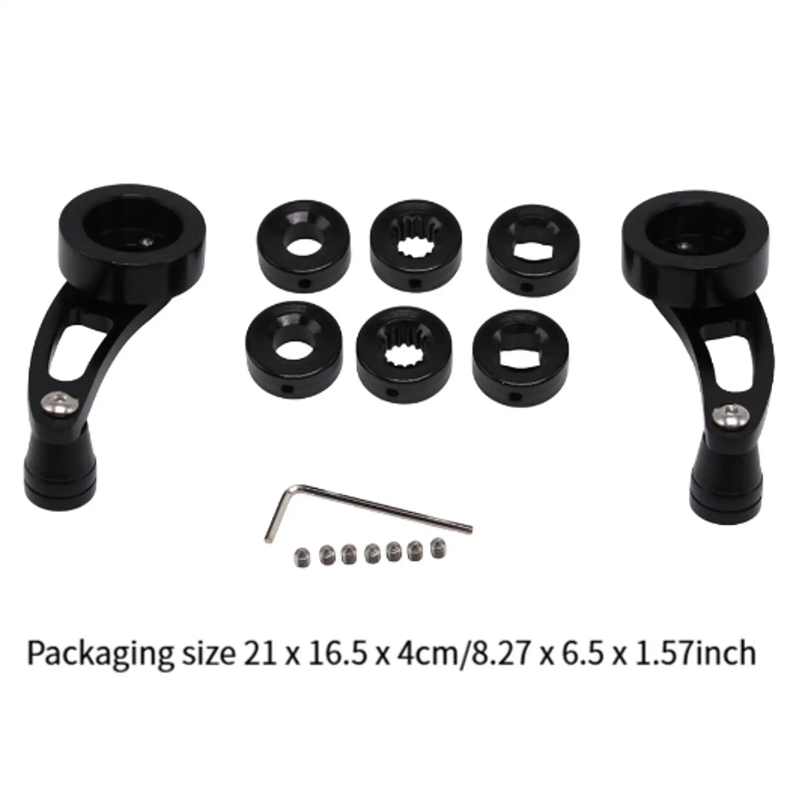 Easy Install 3 Inch Car Window Crank Handle Set Aluminum Alloy Interior Window Winder Riser for Classic Car Door