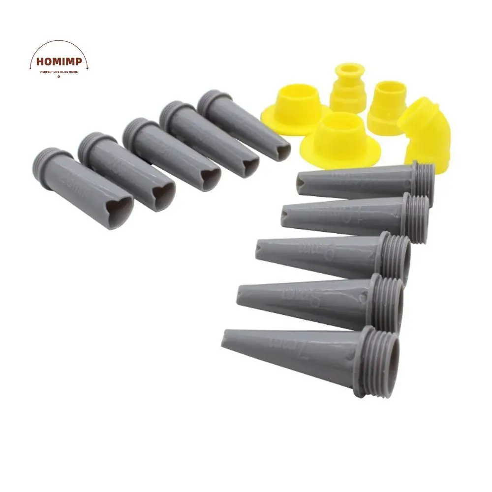 

Waterproof Plastic Glass Glue Nozzles Home Construction Tools Silicone Caulking Tips Sealant Nozzles Caps Mouth Covers