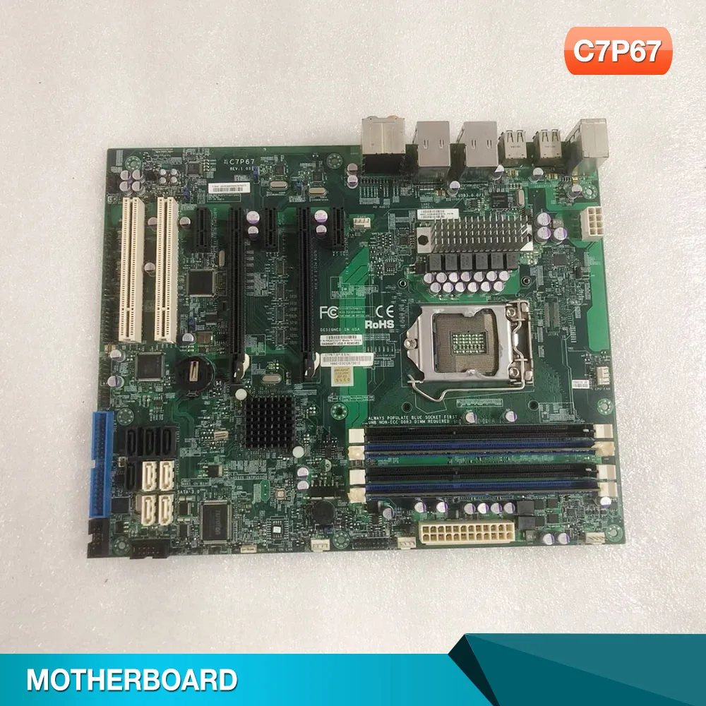 

C7P67 Single Channel Server Workstation Motherboard
