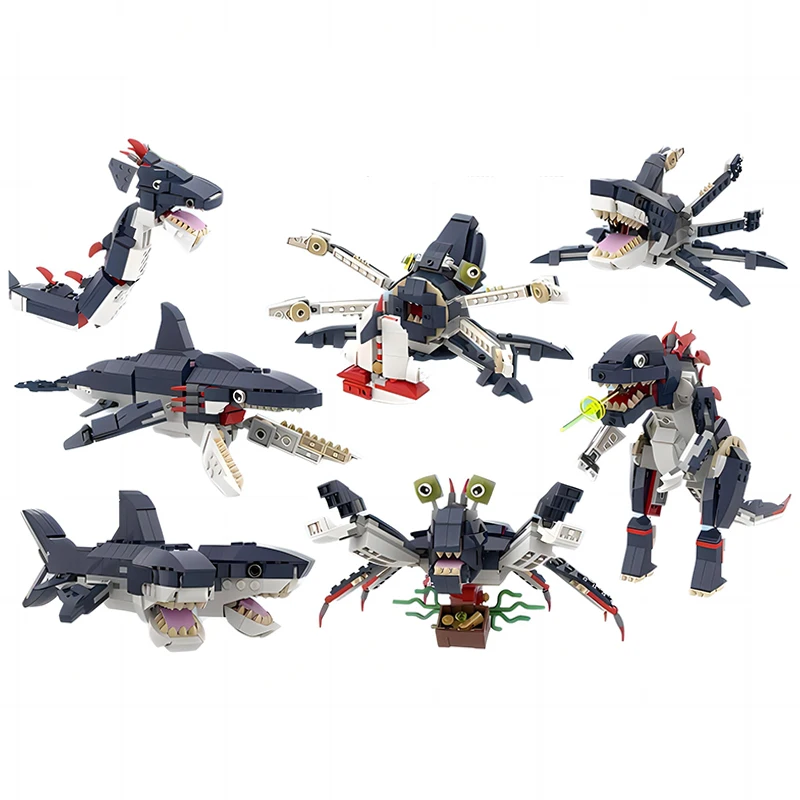 

Набор 3D-пазлов из мелких деталей серии «Глубоководные монстры»: развивающий конструктор-модель для мальчиков от 4 лет