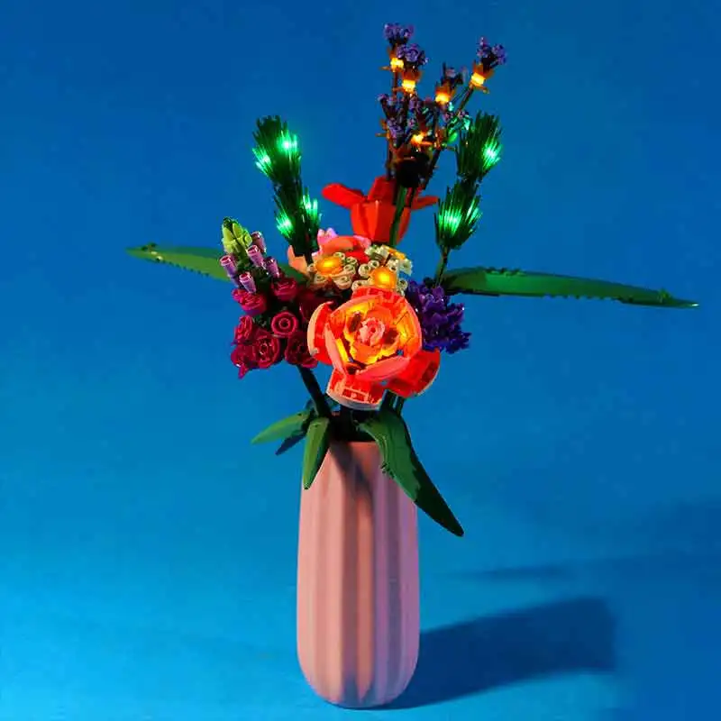 Advanced DIY Led Light Kit For Lego 10280 Flower Bouquet (Only Led Light,Without Blocks Model) High-Performance