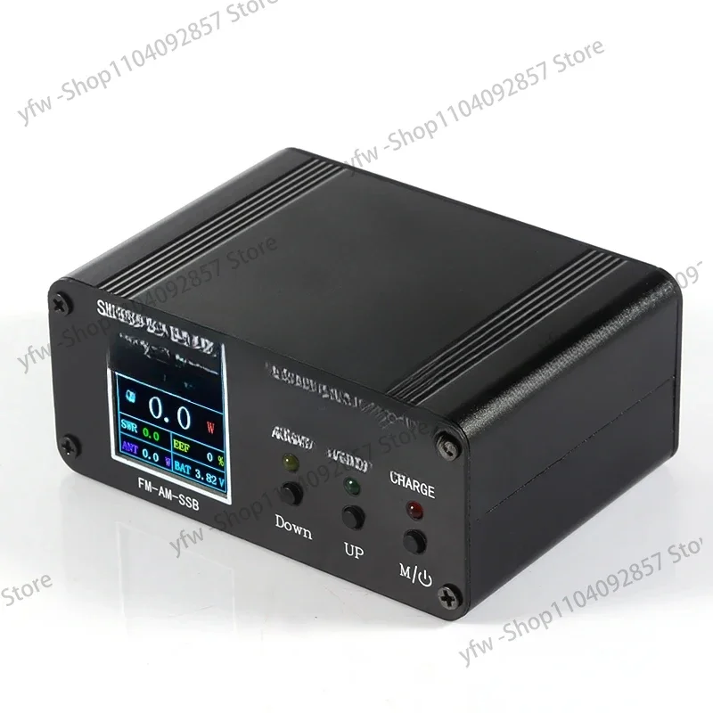 

CQV-SWR120 120W SWR & Power Standing Wave Meter High Standing Wave Alarm Function 240 * 240 Full Color HD Display FM-AM-SSB