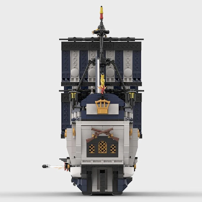 1828 PCS 선박 브릭 장군의 항해선 MOC 맞춤형 모듈식 빌딩 블록 디자인 창의적인 DIY 소년 장난감 크리스마스 선물