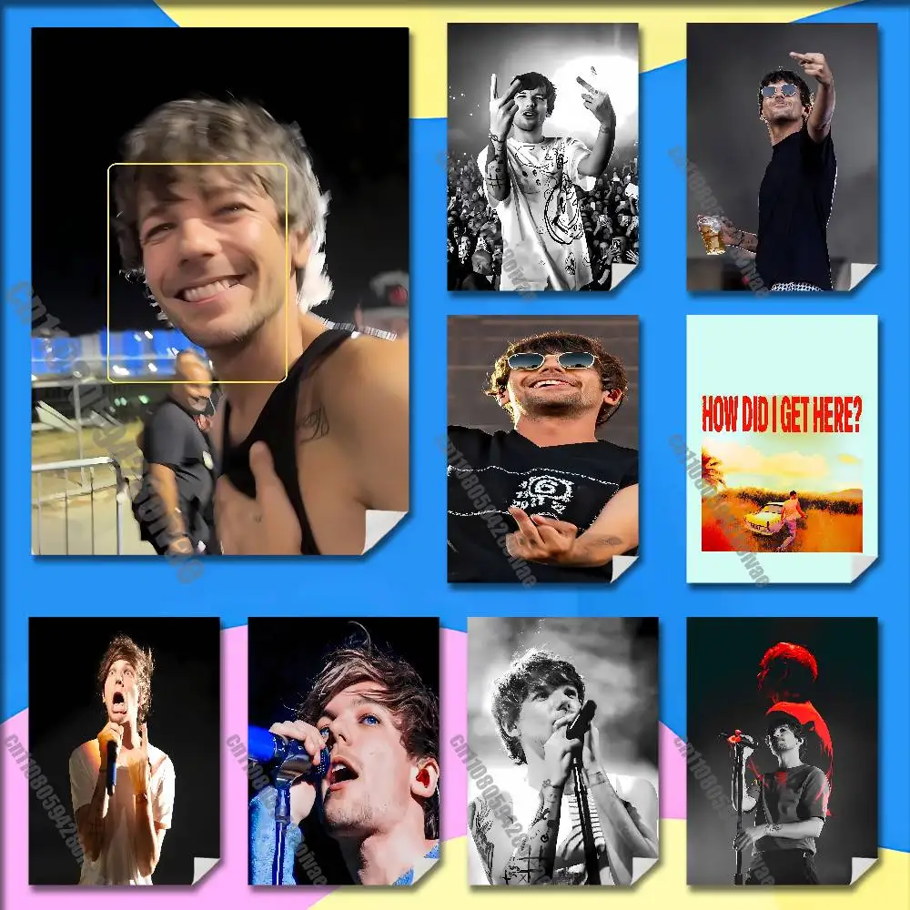 T-TomlinsonS cómo me conseguir aquí, pegatina de póster para barras, 40x60cm, adorno autoadhesivo, coleccionable, cubierta de libro de juego