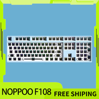 Noppoo F108 Mechanical Keyboard Kit Three Mode RGB Hot Swap Gaming Keyboard 108 Keys Customize PC Gamer Accessories Office Gift
