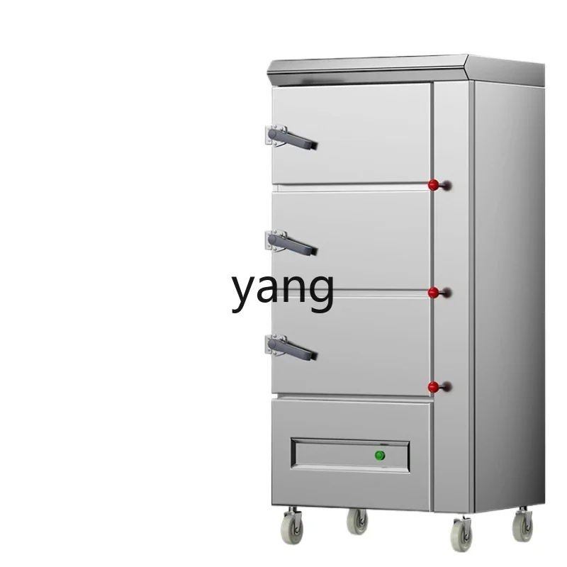 

YJQ steamer commercial electric heating intelligent three-door seafood steamed rice restaurant stew cabinet