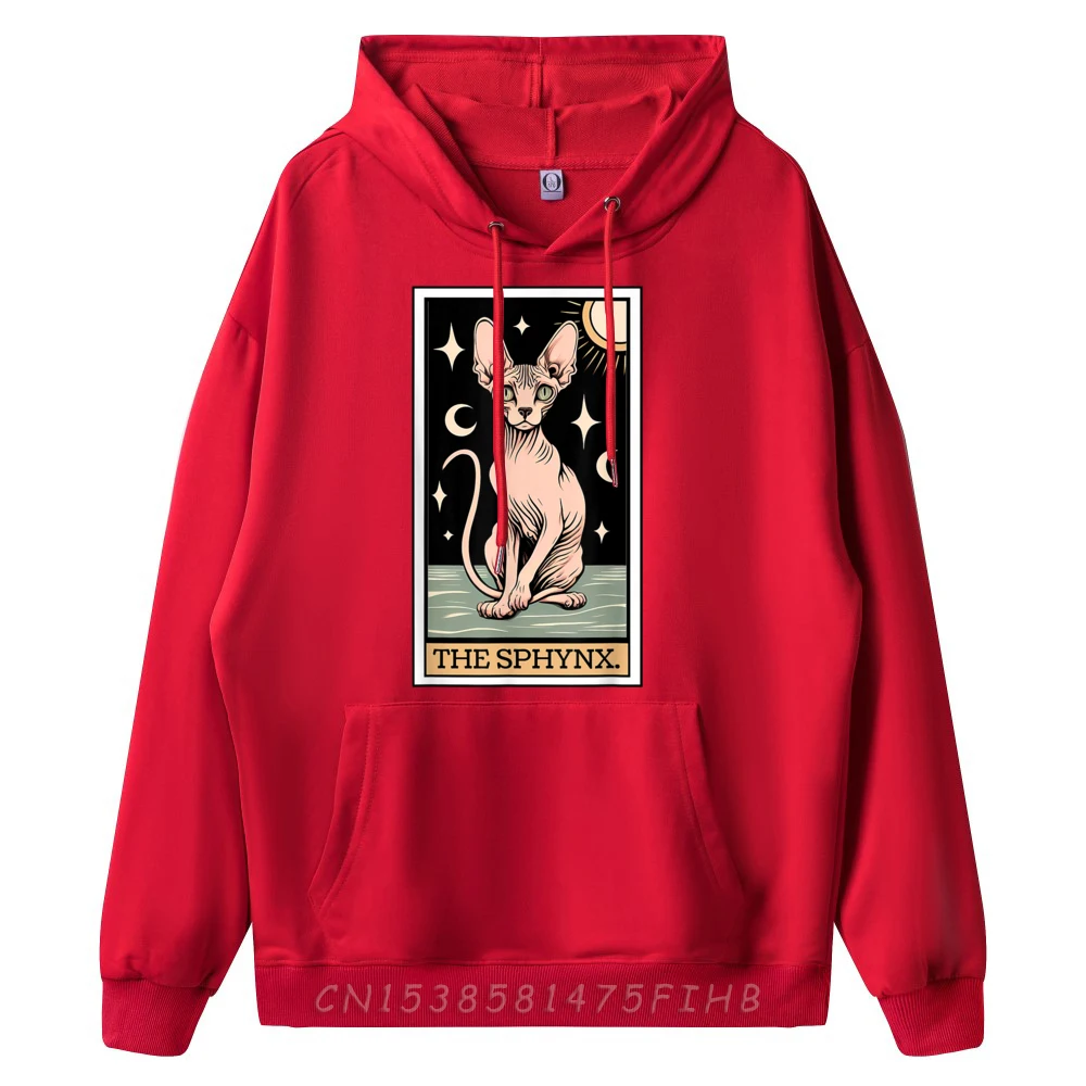 Sphynx Cat Tarot Card Hairless Cat Mom Cat Dad Women Is Men Is Designer Hoodie Men Luxury Brand Cinco De Mayo