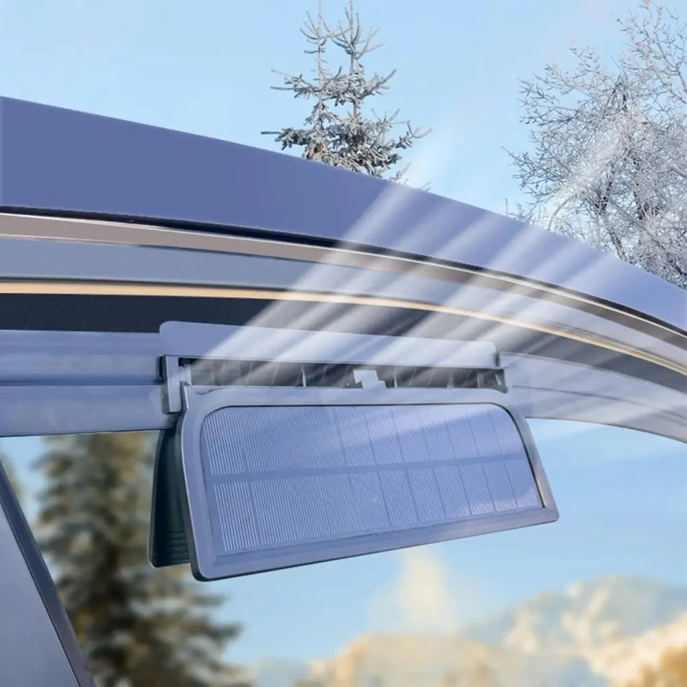 Ventilador de refrigeração do radiador do carro movido a energia solar com 3 saídas de ar janela do carro ventilador de ventilação de ar alimentado por usb ventilador de ventilação automática para todos os carros
