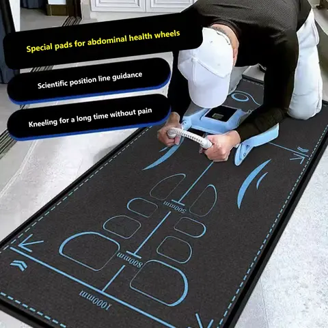 스케일이있는 1PC 요가 매트 미끄럼 방지 친환경 피트니스 운동 복부 휠 매트 운동 매트 홈 피트니스 장비 Best5 스케일이있는 1PC 요가 매트 미끄럼 방지 친환경 피트니스 운동 복부 휠 매트 운동 매트 홈 피트니스 장비 Best5