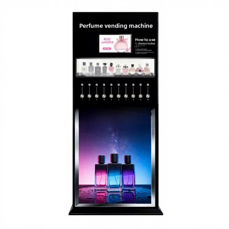 Commercial Vertical Perfume Vending Machine24-Hour Unattended Operation10 Nozzles10.1