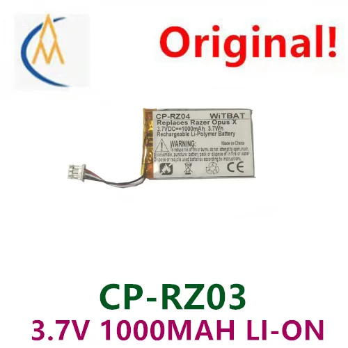 buy more will cheap Suitable for R ze V er mouse battery 3.7V 1000MAH lithium rechargeable battery with plug and durable