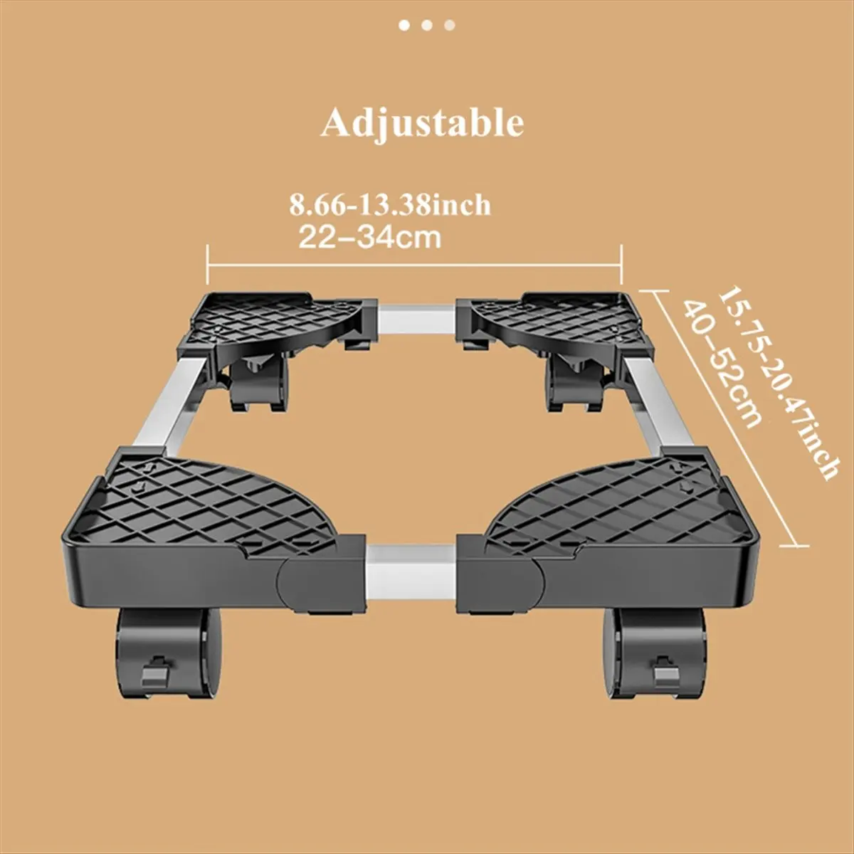 A99X Computer Tower Stand Adjustable Mobile CPU Stand CPU Holder PC Tower Stand with Rolling Caster Wheels