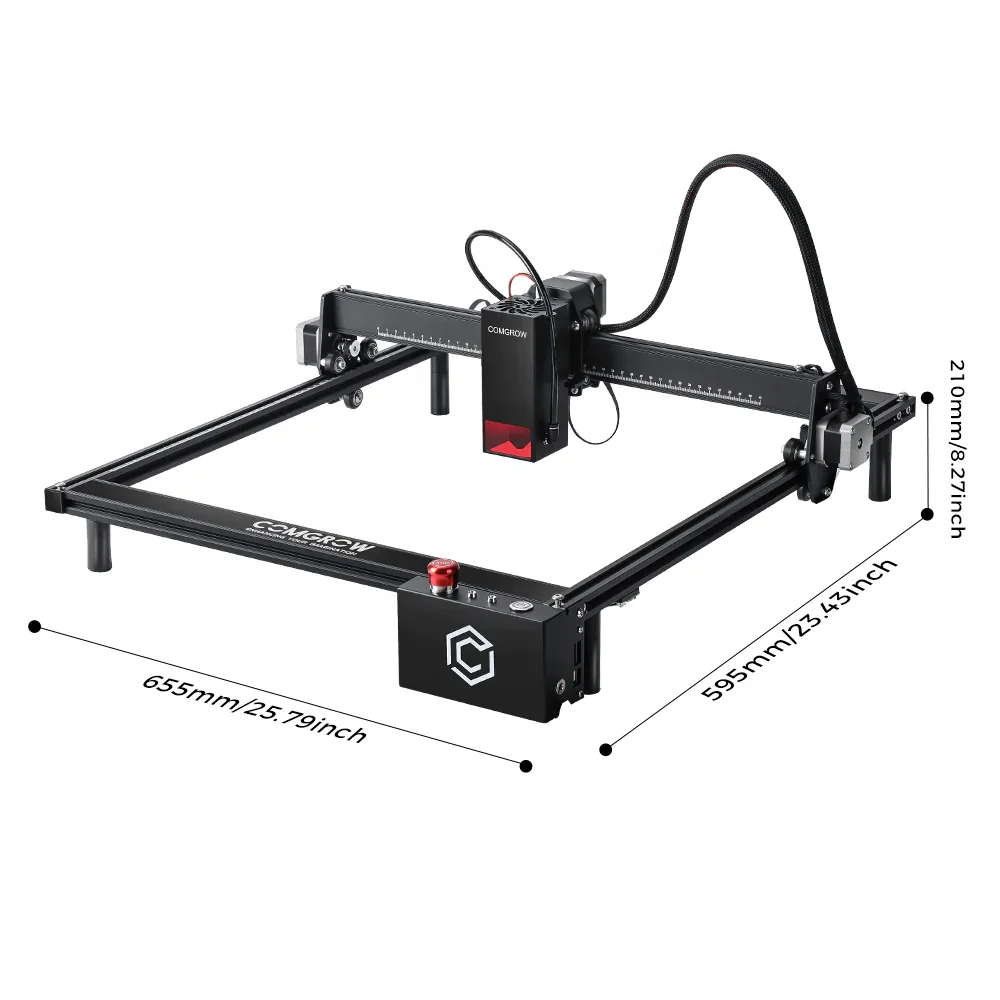 Comgrow 20W High Speed La,ser Engraving Machine 410*400mm Desktop Diode Portable CNC La,ser Cutting Engraver