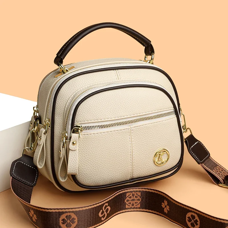 Luxe dames PU lederen handtas schoudertas crossbody portemonnee voor dames mode top handvat satchel kantoor werk schooltas portemonnee