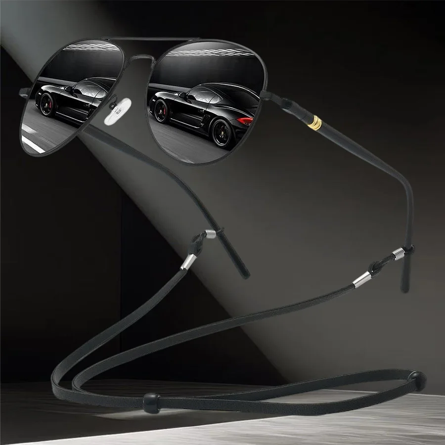 أزياء مع سلسلة كلاسيكية الطيار الإطار المعدني عالية الجودة UV400 النظارات الشمسية الصيد القيادة تسلق الجبال نظارات واقية